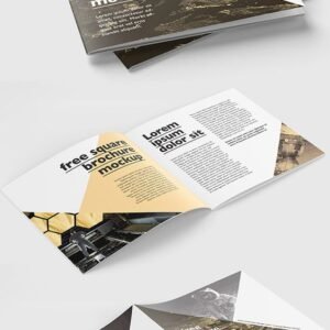 Brochure carrée