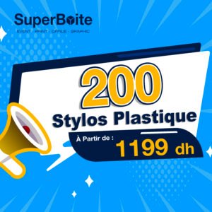 Stylo en plastique 4